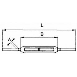 TENDEUR A SOUDER ( Charge Utile 850 kgs )