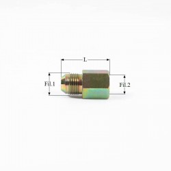 ADAPTEUR 3/4 MALE JIC-1/2G.FE